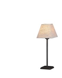 Lampe De Table Avec Abat-jour En Lin