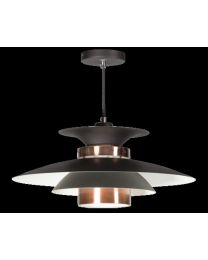 Pendant Lamp Black With Copper