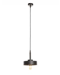 Suspension 1 Point Lumineux Noir Doré Intérieur