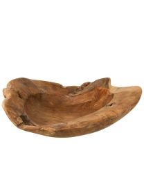 Dish Igor Irregular Teak Wood Natural Extra Large