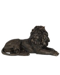 Lion Lying Poly Bronze