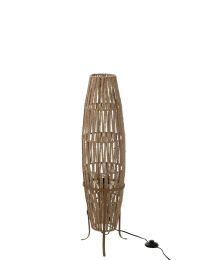 Lampadaire Tissage Jute Beige Small