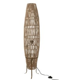 Lampadaire Tissage Jute Beige Large