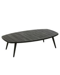 Coffee Table Rectangular Recycle Teak Black