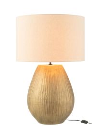 Lamp+shade Nebu Round Ceramic Gold Large