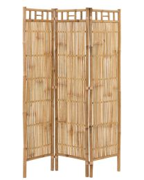 Folding Screen 3parts Bamboo Natural