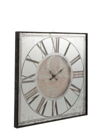 Clock Square Hotel Mirror Grey