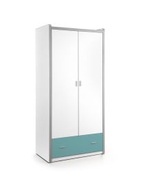 Bonny Armoire 2 Portes Turquoise