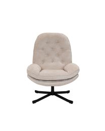 Fauteuil Relax Capiton, Beige