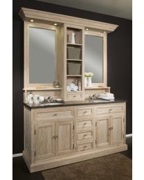 Cabinet 2 P White Wash Led Lighting