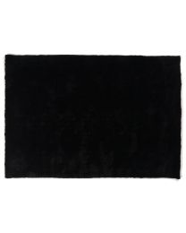 Rug High Pile Color25 Black 200x290cm