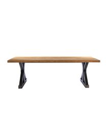 Dining Table 240cm Top In Teak Veneer