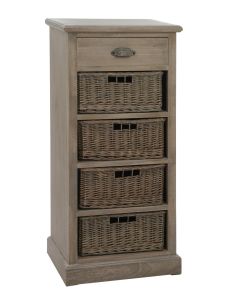 Armoire 4pan+tiroir Bs Gris W