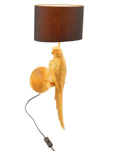 Lampe Murale Oiseau Poly Or