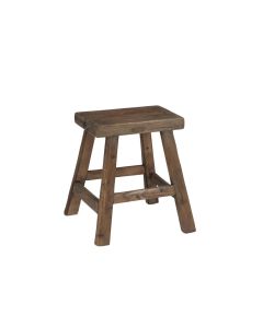 Tabouret Rectangulaire Bois Marron