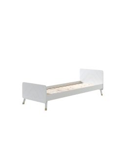 Billy Bed Satin White  90x200 Cm