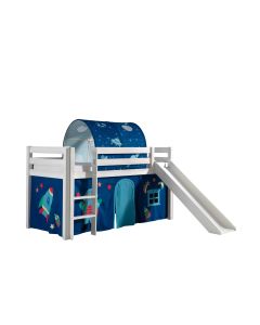 This Pino-combination Contains A Pino  Mid Sleeper + Slide White  And A Curtain Astro And A Tunnel Astro