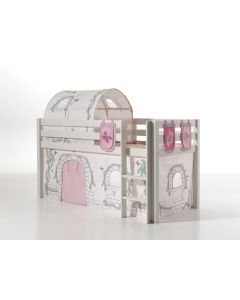 This Pino-combination Contains A Pino  Mid Sleeper White  And A Curtain Birdy And A 3 Pockets Birdy And A Tunnel Birdy