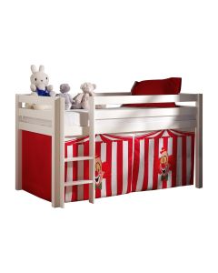 This Pino-combination Contains A Pino  Mid Sleeper White  And A Curtain Chucky