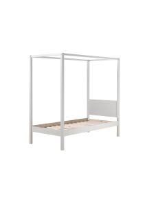 Pino Canopy Bed 90x200cm White *