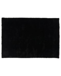 Rug High Pile Color25 Black 130x190cm