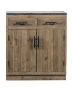 Modular Country Pool House Kitchen, Kitchen Cabinet With Two Drawer And Two Doors