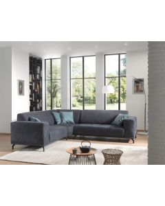 Corner Sofa In Anthracite Color